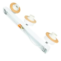 Lamkur Aufbaustrahler Schwenkbar Weiß Holz Deckenstrahler