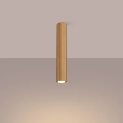 Sale Sollux Aufputz Deckenspot GU10 H: 40 cm Ø 6,5 cm in Gold Modern