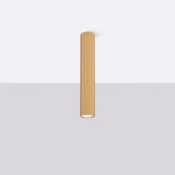 Sale Sollux Aufputz Deckenspot GU10 H: 40 cm Ø 6,5 cm in Gold Modern