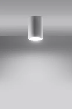 Sollux Aufputz Spot Weiß Metall rund Ø 6 cm H: 10 cm klein GU10