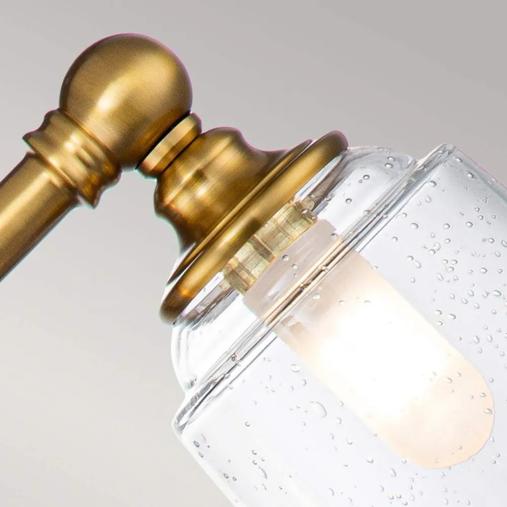 New Elstead Bad Lampe Spiegel 53,3 cm breit IP44 mit 3x G9 LED 3000 K warm