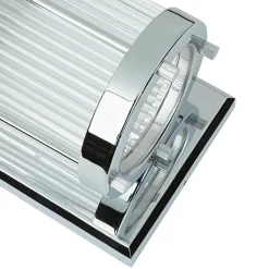 Elstead Bad Wandlampe in Chrom IP44 Design Leuchte ERVA* Glaslampen|Designerlampen