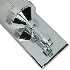 Elstead Bad Wandlampe in Chrom IP44 Design Leuchte ERVA* Glaslampen|Designerlampen