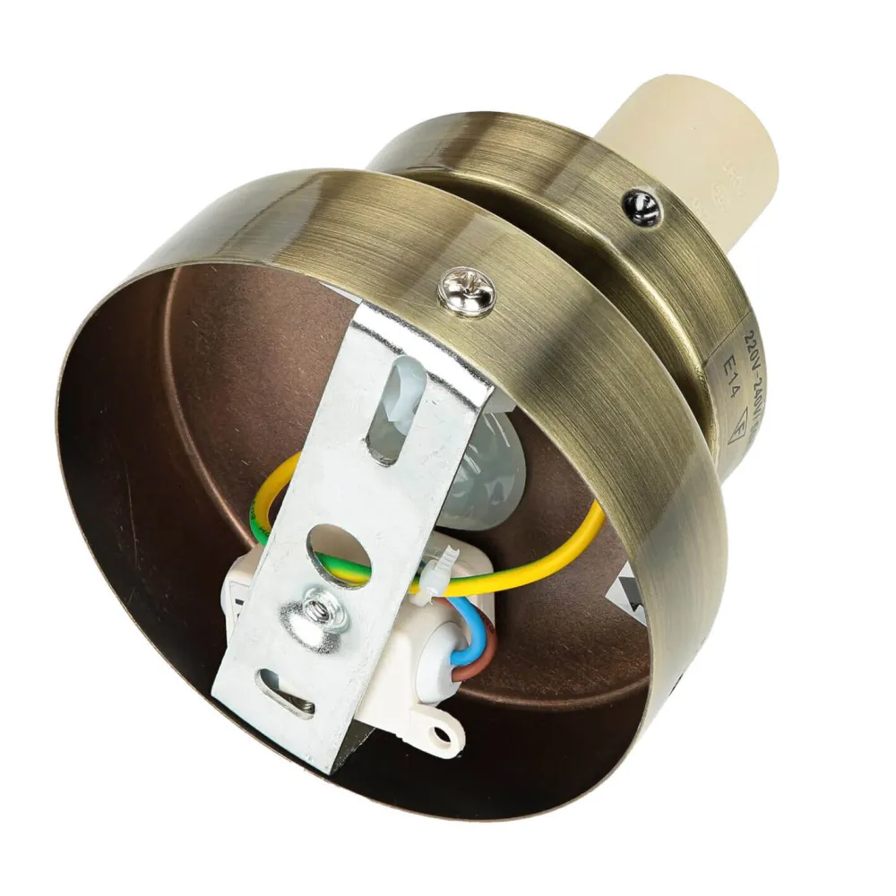 Easylight Badezimmerlampe Decke in Messing Weiß Glas Kugel* Wohnzimmerlampen|Glaslampen