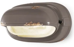 Ferroluce Badezimmerlampe Keramik Glas B: 24 cm E27 Maritim* Wohnzimmerlampen|Glaslampen