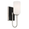 Elstead Badezimmerlampe LED G9 IP44 Glas Metall H: 33,8 cm 3000 K* Wandleuchten|Metall Lampen