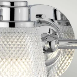 Clearance Elstead Badezimmerlampe LED G9 IP44 3000 K L: 81,8 cm Chrom VARDA