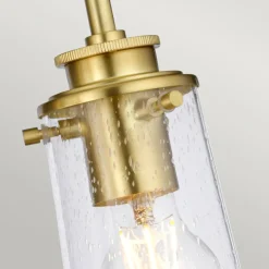 Elstead Badezimmerlampe Spiegel B: 60,3 cm IP44 3x E27 Metall Glas* Glaslampen|Metall Lampen