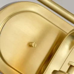 Elstead Badezimmerlampe Spiegel B: 60,3 cm IP44 3x E27 Metall Glas* Glaslampen|Metall Lampen