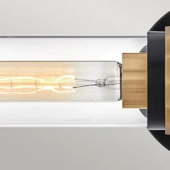 Elstead Badezimmerlampe Wand 56,5 cm breit IP44 2x E27 Metall Glas* Wandleuchten|Flurlampen