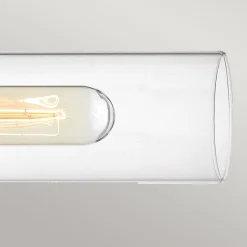 Elstead Badezimmerlampe Wand 56,5 cm breit IP44 2x E27 Metall Glas* Wandleuchten|Flurlampen