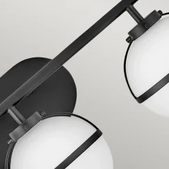 Elstead Badezimmerlampe Wand IP44 60,6 cm breit Metall Glas E14* Wandleuchten|Badezimmer Lampe