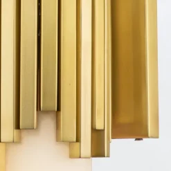 Elstead Badezimmerlampe Wand LED G9 55,9 cm hoch Metall Glas IP44* Wandleuchten|Flurlampen