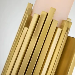 Elstead Badezimmerlampe Wand LED G9 55,9 cm hoch Metall Glas IP44* Wandleuchten|Flurlampen