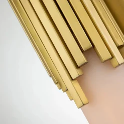 Elstead Badezimmerlampe Wand LED G9 55,9 cm hoch Metall Glas IP44* Wandleuchten|Flurlampen