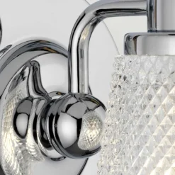 Elstead Badezimmerlampe Wand mit LED G9 IP44 16 cm hoch Metall Glas* Wandleuchten|Badezimmer Lampe