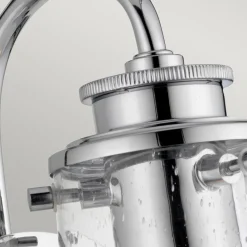 Elstead Badezimmerleuchte E27 IP44 H: 24,4 cm Metall Glas* Küchenlampen|Metall Lampen