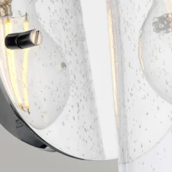 Elstead Badezimmerleuchte E27 IP44 H: 24,4 cm Metall Glas* Küchenlampen|Metall Lampen