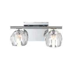Sale Elstead Badezimmerleuchte Kristall LED G9 3000 K 33,4 cm breit klein
