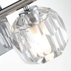 Sale Elstead Badezimmerleuchte Kristall LED G9 3000 K 33,4 cm breit klein