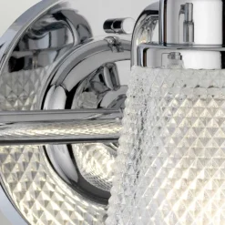 Elstead Badezimmerleuchte Wand IP44 54,5 cm breit mit 3x G9 LED* Flurlampen|Metall Lampen