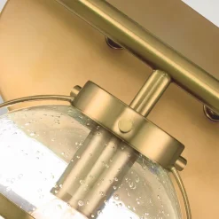 Best Elstead Badezimmerleuchte Wand IP44 60,6 cm lang in Messing Antik