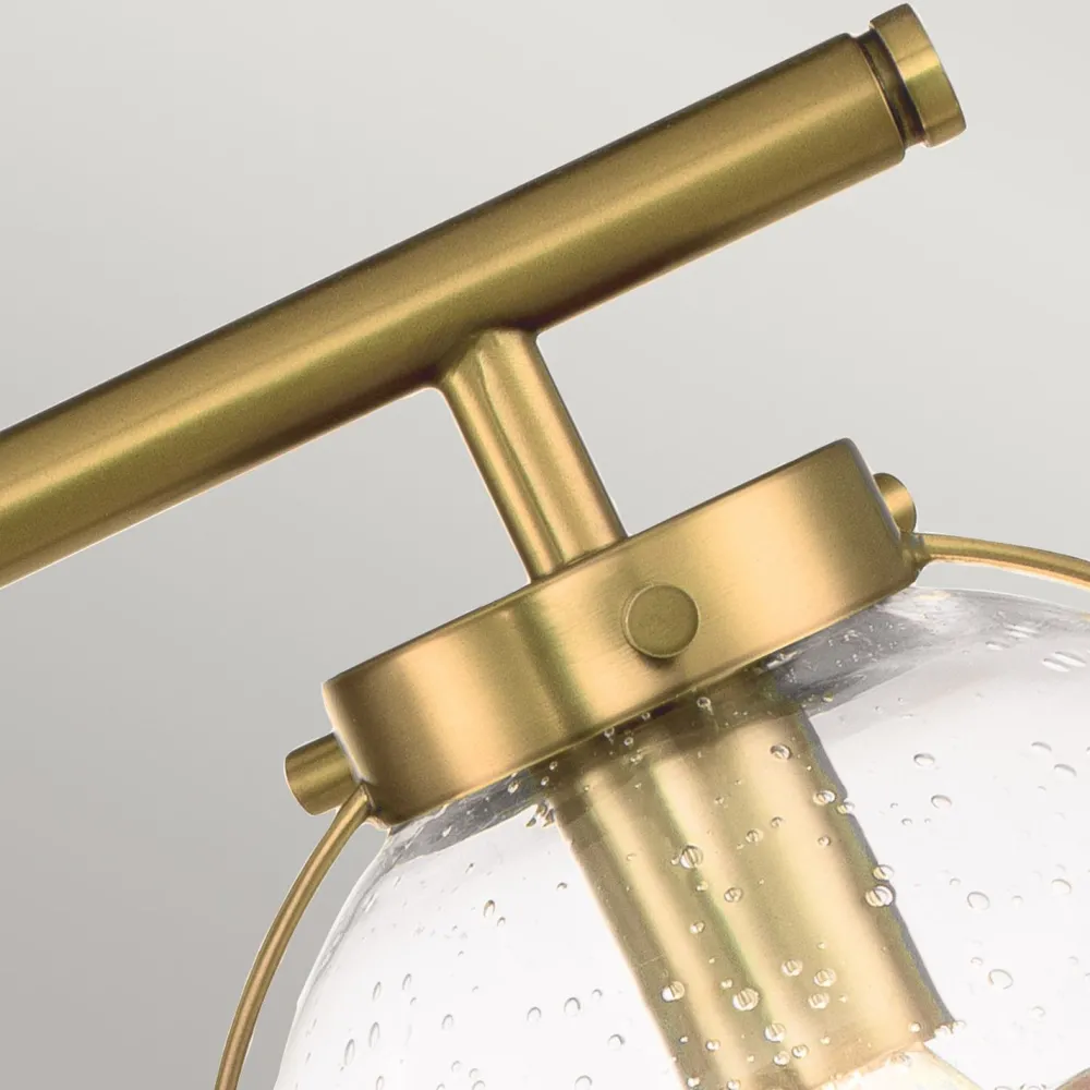 Best Elstead Badezimmerleuchte Wand IP44 60,6 cm lang in Messing Antik