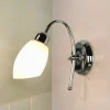 Best Lido Badlampe Chrom Echt-Messing E14 rostfrei ISMENE