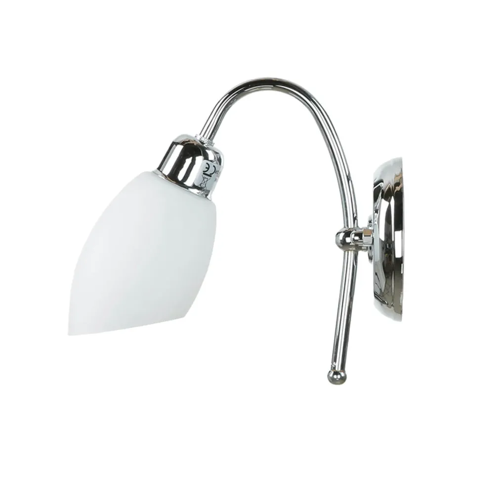 Best Lido Badlampe Chrom Echt-Messing E14 rostfrei ISMENE