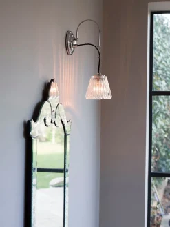 Outlet Elstead Badlampe LED aus Messing in Chrom IP44 spritzwasserdicht