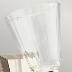 Clearance Elstead Badlampe LED Metall Glas H: 24,7 cm IP44 3000 K warmweiß