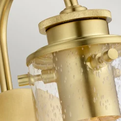 Elstead Badlampe Metall Glas E27 IP44 24,4 cm hoch SAIDA* Wandleuchten|Badezimmer Lampe