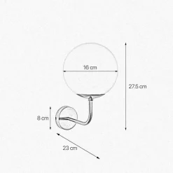 Giovanni Battista Badlampe Wand in Bronze hell Weiß E14 Messing Glas* Wandleuchten|Badezimmer Lampe