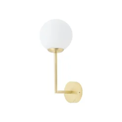 Online Nowodvorski Badlampe Wand IP44 in Messing Weiß G9 Kugelschirm