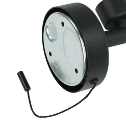 Discount Nowodvorski Badlampe Wand IP44 Schwarz Weiß G9 Zugschalter Kugelschirm