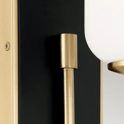 Clearance Elstead Badlampe Wand Metall Glas 33,8 cm hoch IP44 G9 LED 3000 K