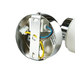 Hot Easylight Badlampe Wand Spiegel Glas Metall in Chrom Weiß elegant