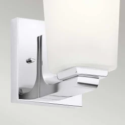 Elstead Badleuchte LED G9 IP44 H: 17,3 cm 3000 K blendarm Chrom Weiß* Glaslampen|Metall Lampen