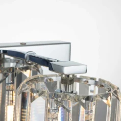 Hot Elstead Badleuchte LED G9 Kristall IP44 in Chrom B: 12 cm klein