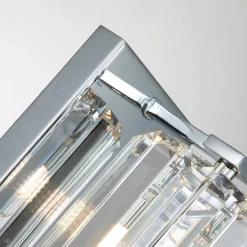 Hot Elstead Badleuchte LED G9 Kristall IP44 in Chrom B: 12 cm klein