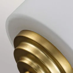 Elstead Badleuchte Metall Glas IP44 H: 21,6 cm 3000 K LED G9 AVORIO* Wandleuchten|Badezimmer Lampe