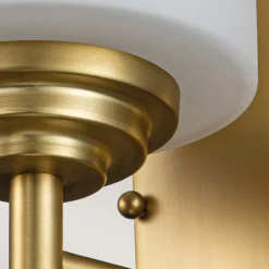 Elstead Badleuchte Metall Glas IP44 H: 21,6 cm 3000 K LED G9 AVORIO* Wandleuchten|Badezimmer Lampe