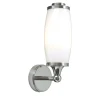 Elstead Badleuchte mit LED aus Messing Glas IP44 in Chrom* Wandleuchten|Badezimmer Lampe