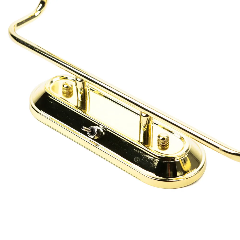 Easylight Badleuchte mit Schalter in Gold Jugendstil GRANDO* Glaslampen|Jugendstil Lampen