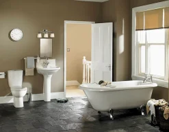 Elstead Badleuchte Stilvolle LABOD mit LED Jugendstil IP44* Wandleuchten|Glaslampen