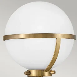 Clearance Elstead Badleuchte Wand Metall Glas IP44 H: 40,3 cm Kugel Schirm