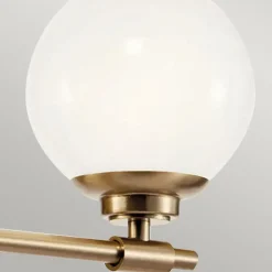 Sale Elstead Badleuchte Wand mit 2x G9 LED 37,3 cm breit IP44 Glas Metall