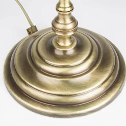 Giovanni Battista Banker Tischlampe aus Echt-Messing in Bronze* Schreibtischlampen|Glaslampen