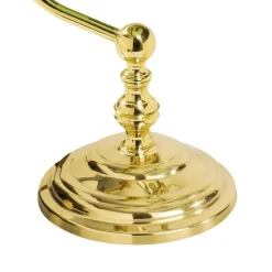 Giovanni Battista Bankerlampe Grün Messing massiv Glas 29 cm hoch schwenkbar* Tischlampen|Bürolampen