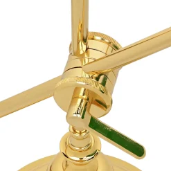 Best Giovanni Battista Bankerlampe Vergoldet 24 Karat aus Echt-Messing